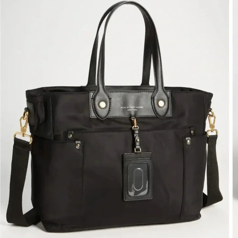 Marc by Marc Jacobs Preppy Nylon/Leather Eliz-a-baby Diaper Bag